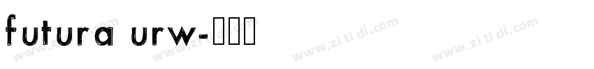 futura urw字体转换